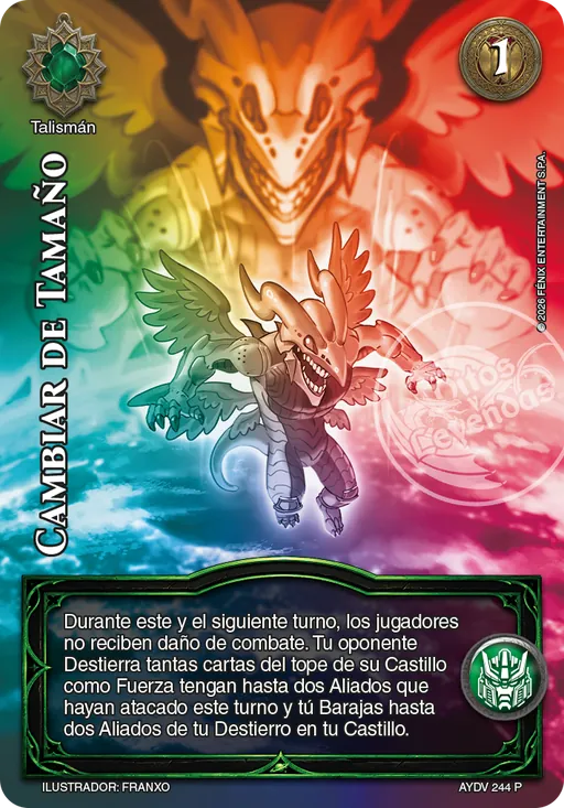 Cambiar de Tamao