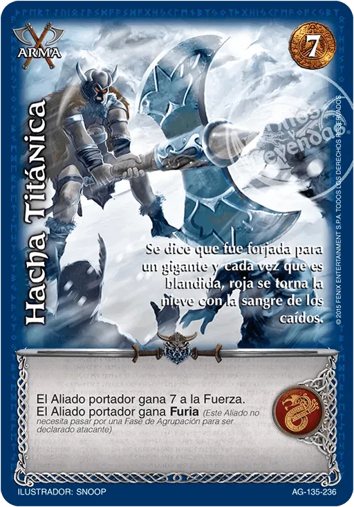 Hacha Titánica