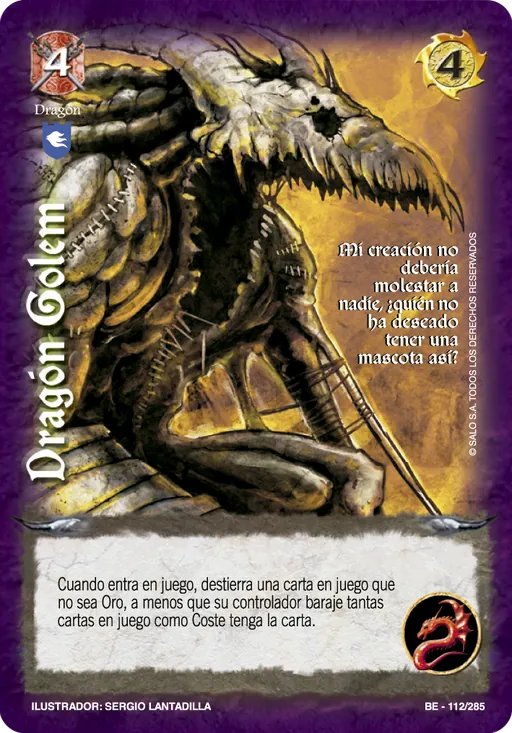 Dragón Golem
