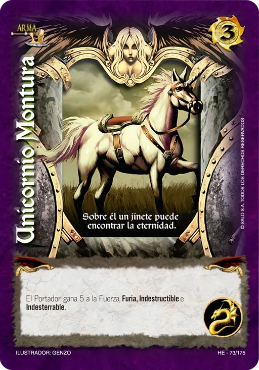 Unicornio Montura