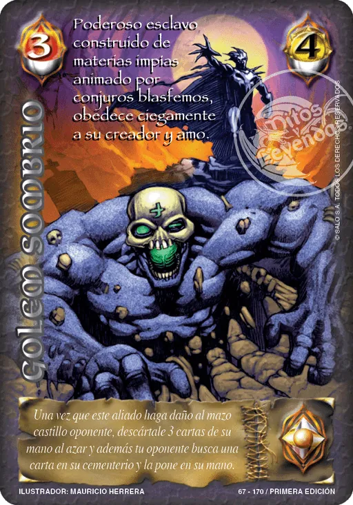 Gólem Sombrío