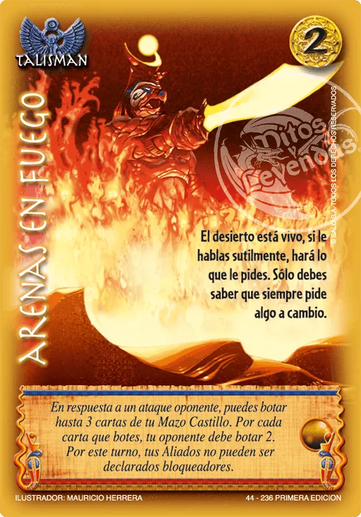 Arenas en Fuego