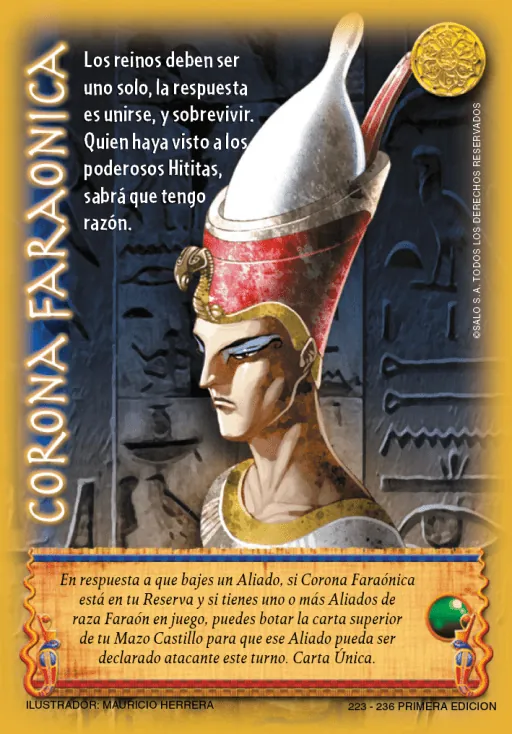 Corona Faraónica