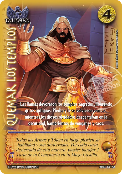 Quemar los Templos