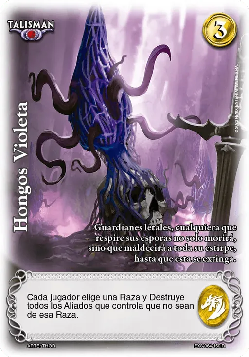 Hongos Violeta