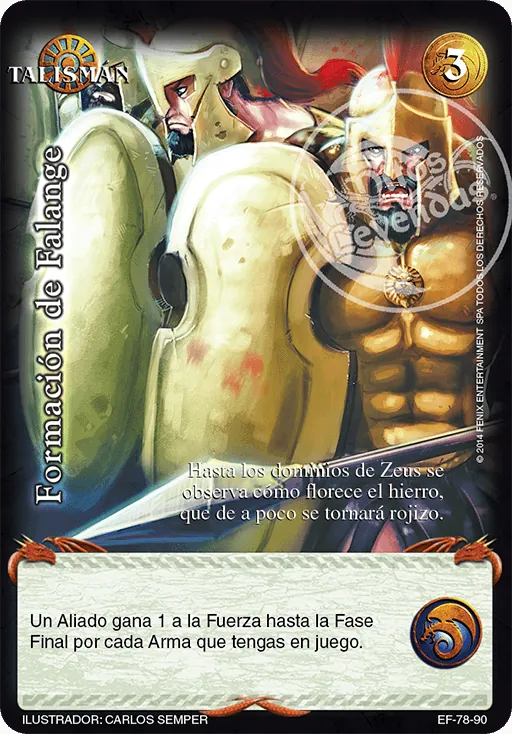 Formación de Falange