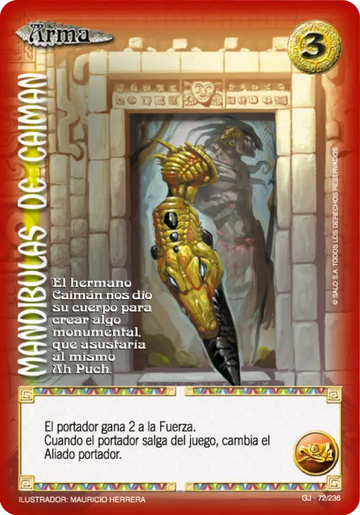 Mandibulas de Caiman