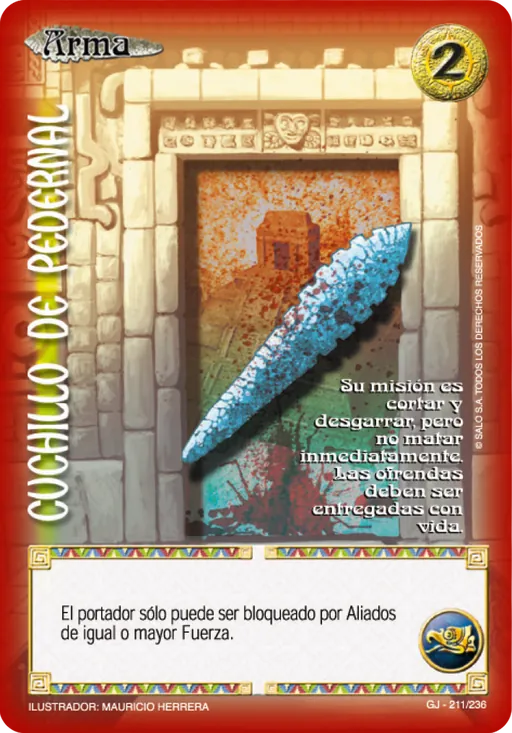 Cuchillo de Pedernal