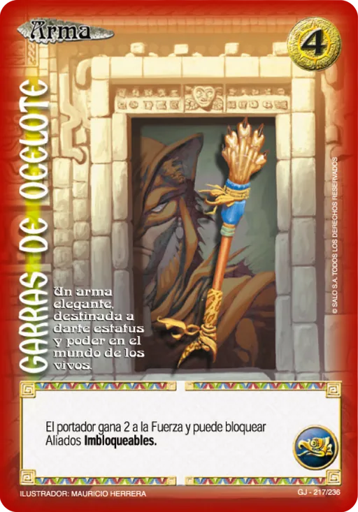 Garras de Ocelote