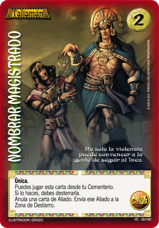 Nombrar Magistrado