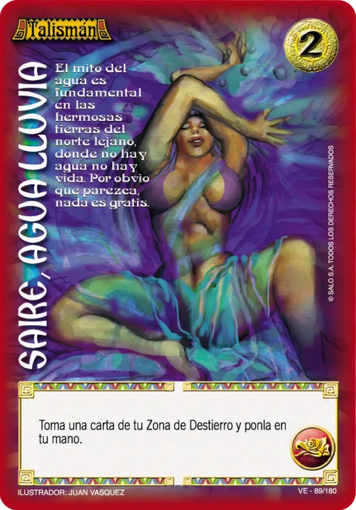 Saire, Agua Lluvia