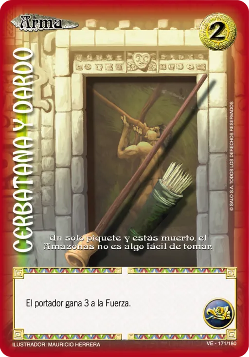 Cerbatana y Dardo