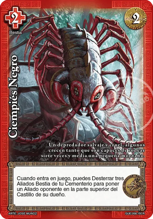 Ciempiés Negro