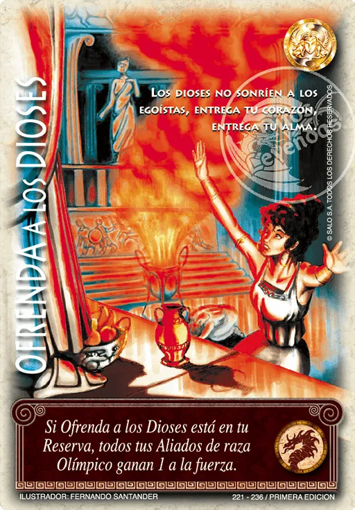 Ofrenda a los Dioses