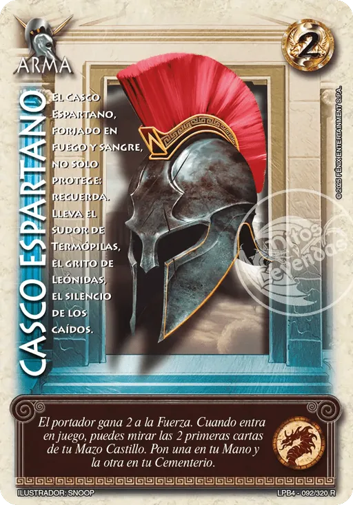 Casco Espartano