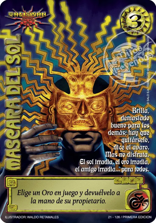 Máscara del Sol