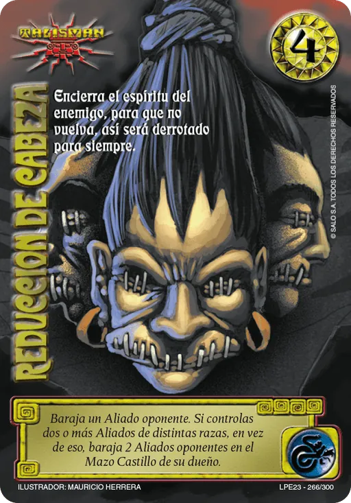 Reduccion de Cabeza