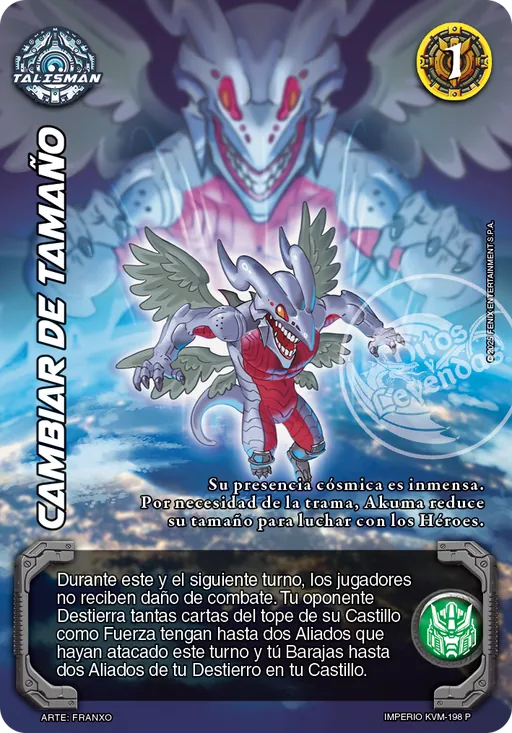 Cambiar de Tamao