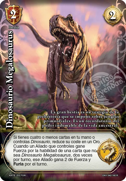 Dinosaurio Megalosaurus