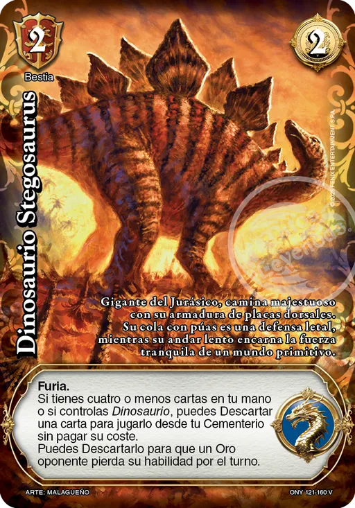 Dinosaurio Stegosaurus