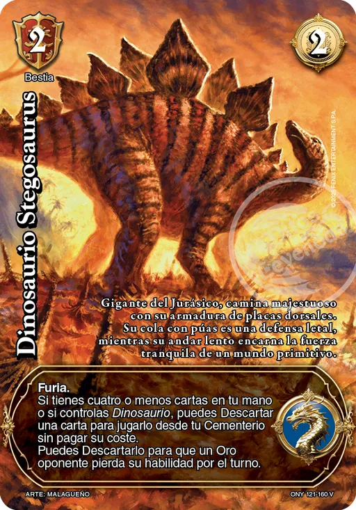 Dinosaurio Stegosaurus