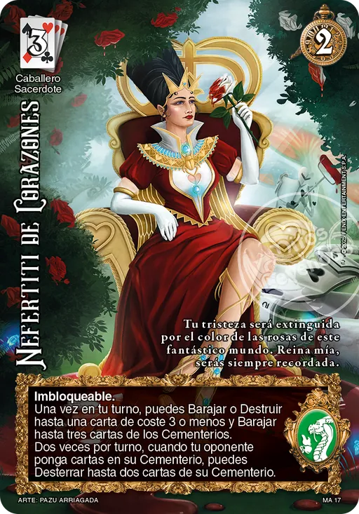 Nefertiti de Corazones