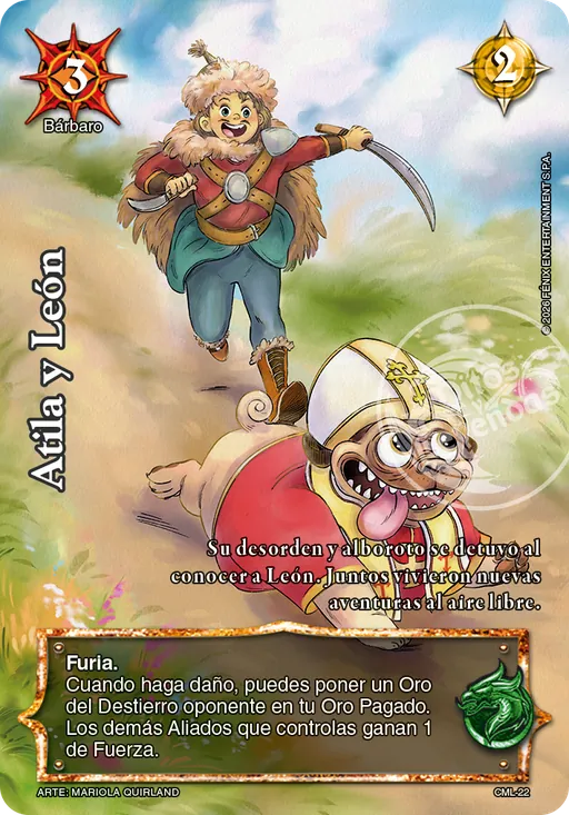 Atila y León