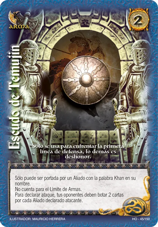 Escudo de Temujin Khan
