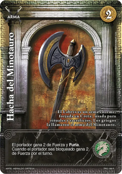 Hacha del Minotauro